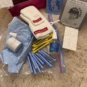 American Girl Doll Curling Set